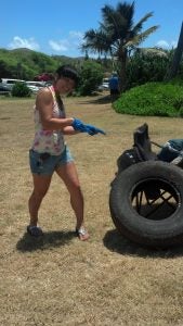 2013-07-13+11.43.13 Woman posing near tire