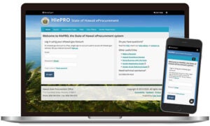 Desktop and iPhone view of HIePRO website