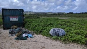 IMG_20190921_105515 Trash can with marine debris next to it