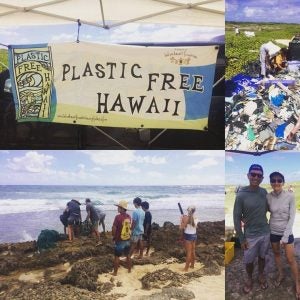 fb Collage of beach cleanup photos