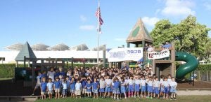 final5 Group photo of children in front of playground