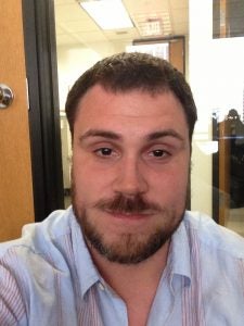 closeup of man with beard