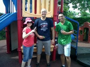 hns9 Three adults smiling