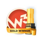 w3 gold winner logo