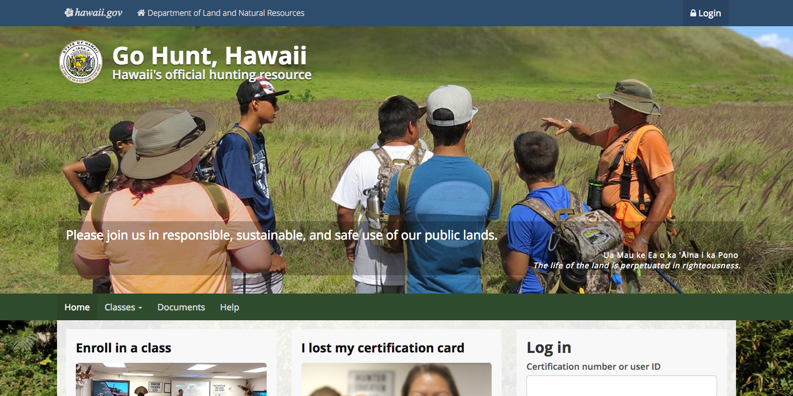 Go Hunt, Hawaii Tyler Hawaii